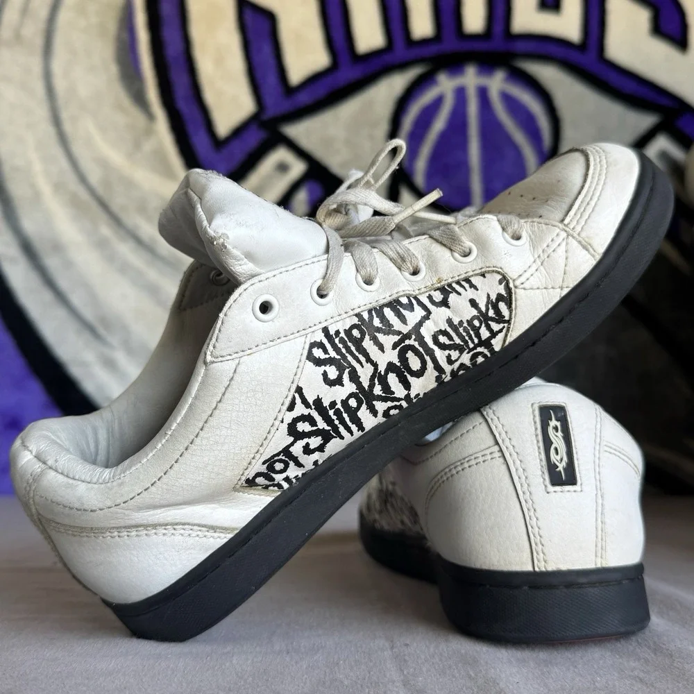 Size 9.5 - Slipknot Super Rare Draven Masks Skate shoes high top Men's Vtg